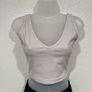 buffbunny pink ribbed workout athletic yoga gym racerback crop tank top shirt